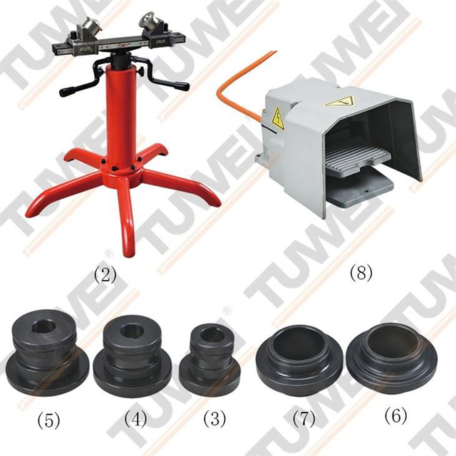 12 بوصة أدوات لفة الأخدود مع مفتاح القدم